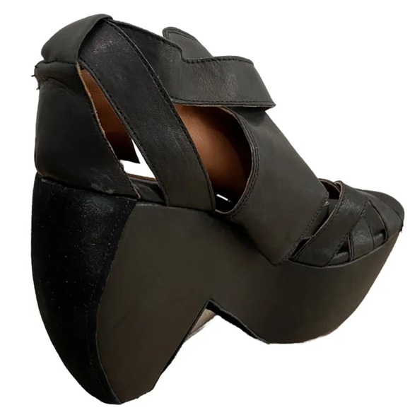 GEE WAWA Platform Claw Wedge Ankle Strap Sandal Open Toe Mega Platform Gladiator - Picture 8 of 12